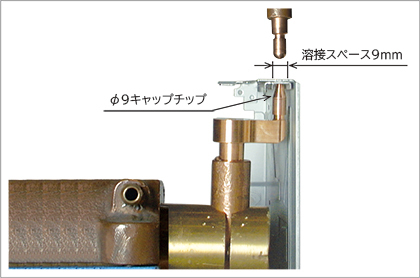 ミニパワーシャンクを使用した溶接実施例